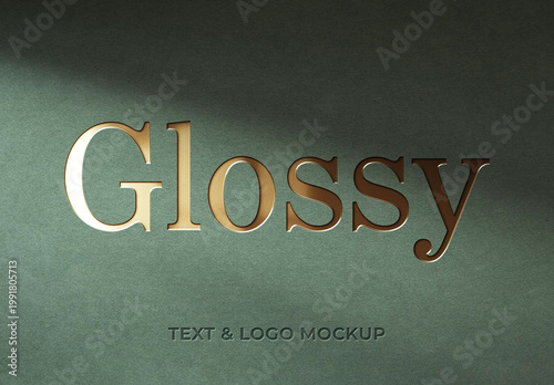 Debossed Paper Text Effect – Cut Out Typography for Logo, Poster & Branding (PSD)