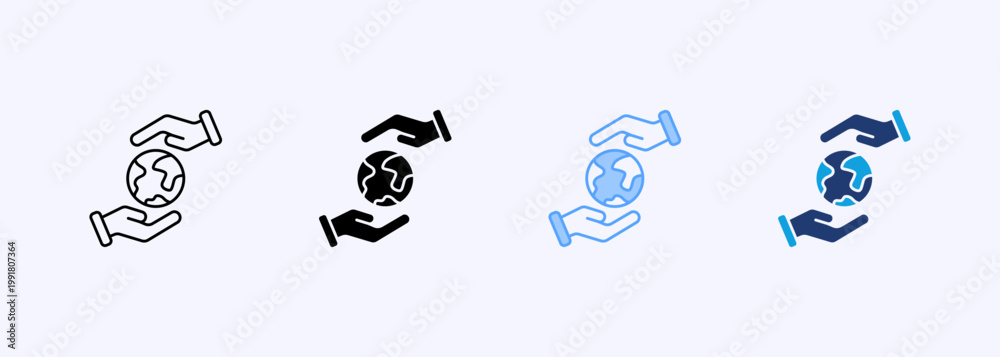 Obraz premium Ecology Icon Set Multistyle Various Collection Element For Design