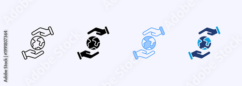 Ecology Icon Set Multistyle Various Collection Element For Design