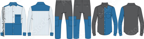 Men Colorblock Capsule Collection Idea