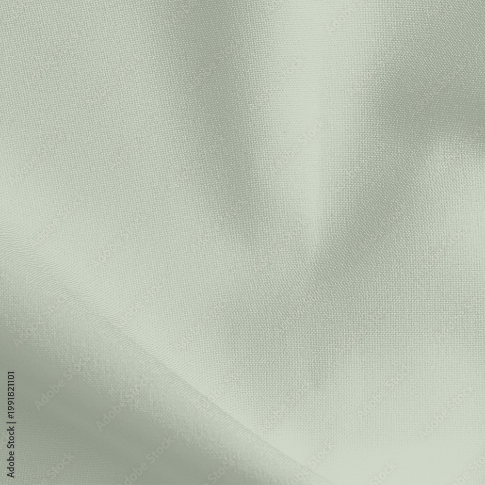 Obraz premium A soft mint green background with a silky texture. The mint green background has a smooth, flowing appearance. Simple green textured background with copy space.