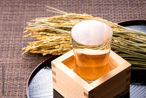 日本酒、稲穂