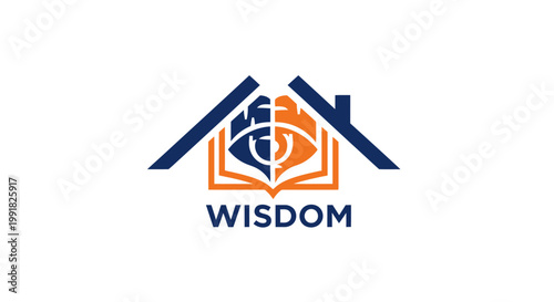 Creative Wisdom Logo Representing Knowledge, Education, and Intellectual Growth.