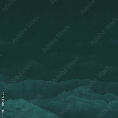 Fotografía Dark green background with a textured, wavy pattern