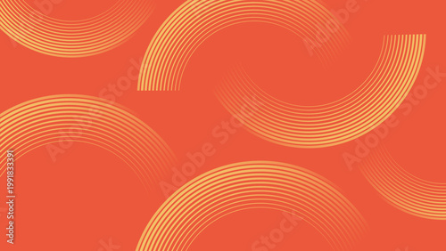 Fotografie Gradient orange yellow desktop wallpaper