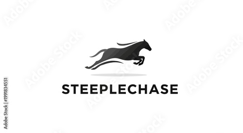Dynamic Silhouette of a Galloping Horse, Symbolizing Speed and Agility.
