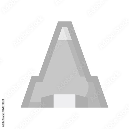 Pyramid  Vector icon which can easily modify or edit
