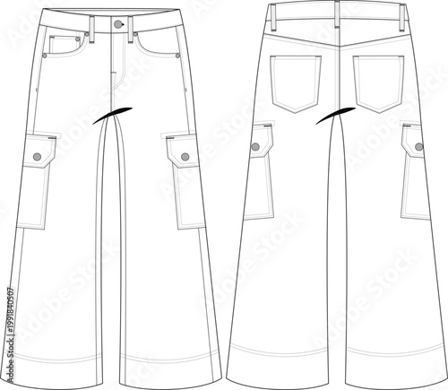 Woman Slim Flare Wideleg