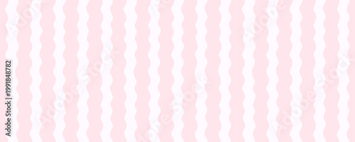 Watercolor baby stripe pattern seamless with blush pink vertical wave lines on white, soft hand painted pastel texture. Baby watercolor stripe pattern for nursery fabric or light wallpaper