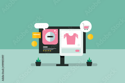 AI chatbot integrated with ecommerce website and applications suggests relevant products to customers, help them to find new products and makes the checkout process secure and seamless.