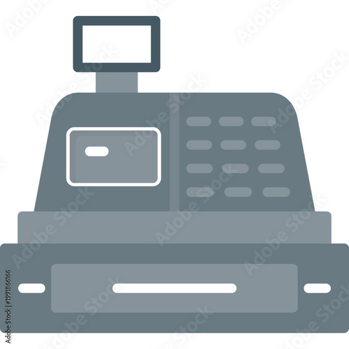 Cashier Icon Vector Element