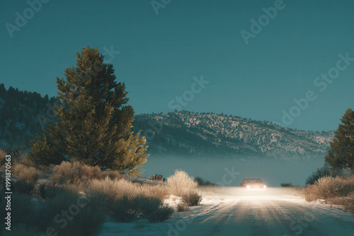 stunning tropical island scene during sunset sky ablaze with warm hues transitioning to twilight
