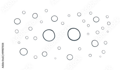 Water condensation droplets realistic vector glossy drops isolated surface design