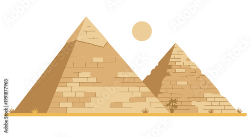 Egyptian pyramid set