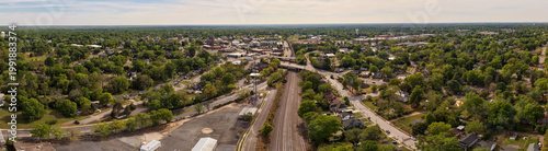 Broad view of Rock Hill in York county, South Carolina