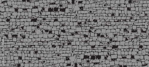 Tire tracks background for rally, drift, motocross, off-road and other auto and motorsport. Black tire marks on a white background with a worn effect and splashes of dirt. Vector isolated texture