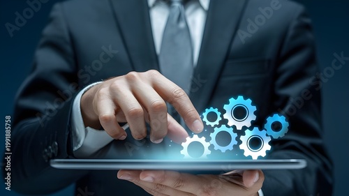 Close-Up of Confident Businessman in Suit | Professional Corporate Portrait for Finance, Leadership & Success Concept