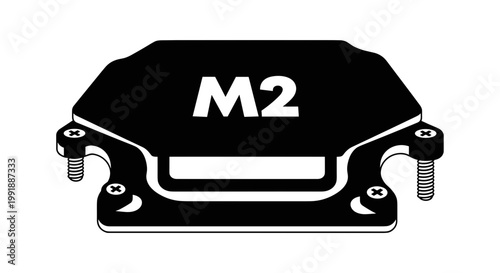 M2 mounting bracket hardware.