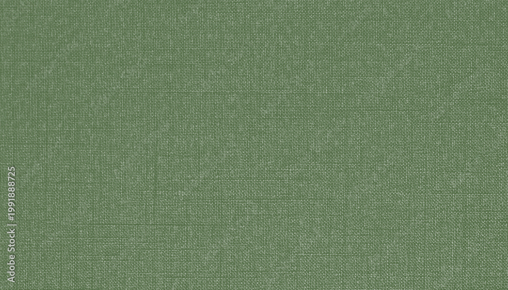 Fototapeta premium Green canvas textured background
