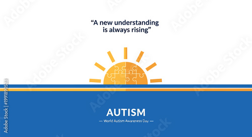 Autism awareness, autism symbol, orange sun, World Autism Awareness Day, autism acceptance