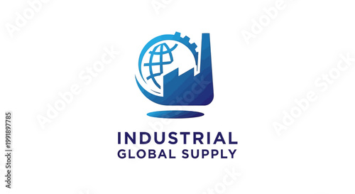 Free Download Industrial Global Supply Logo - Modern Design and Branding. - GFXLoad