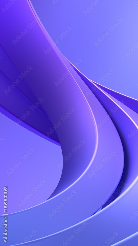 Naklejka premium Abstract minimalist background design, vertical 3d render