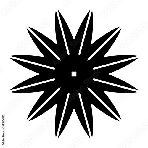 Abstract flower icon