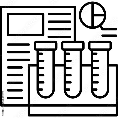 Scientific Report Outline Icon