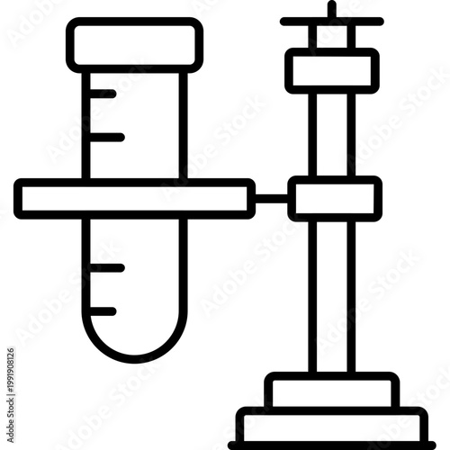Chemical Flask Outline Icon