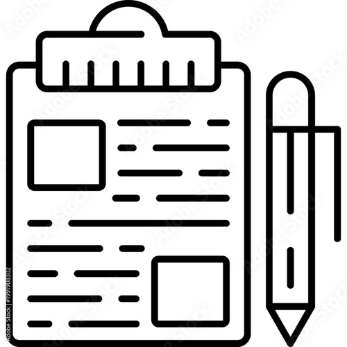 Research Checklist Outline Icon