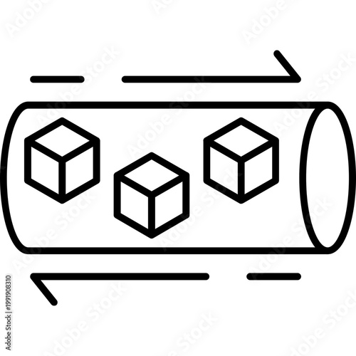 Development Pipeline Outline Icon