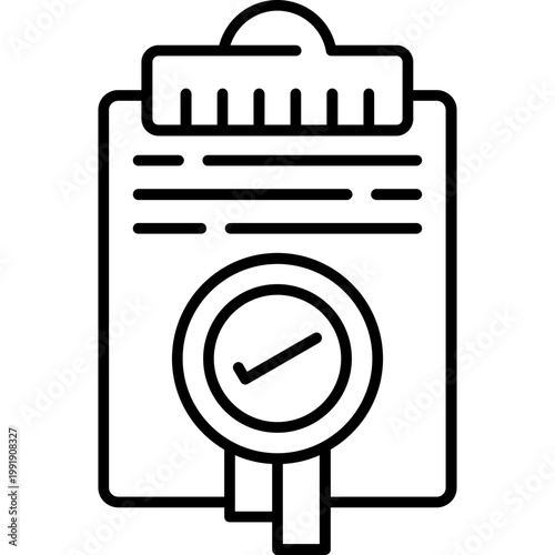 Innovation Certificate Outline Icon