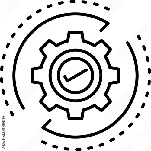 Development Cycle Outline Icon
