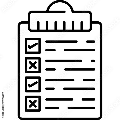 Testing Report Outline Icon