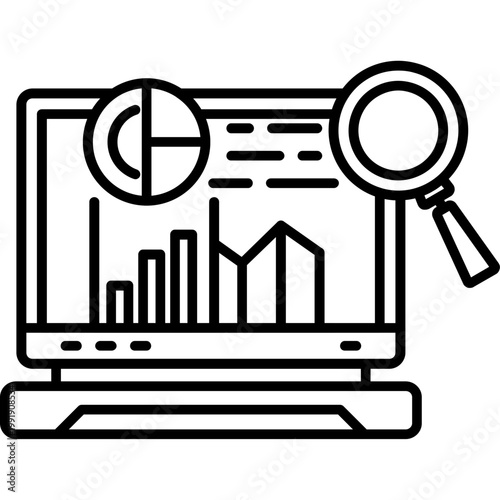 Advanced Analytics Outline Icon