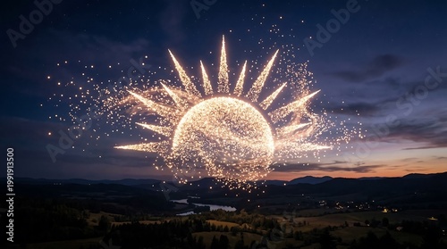 Juneteenth celebration with Freedom Day fireworks display on June 19 symbolizing Black freedom and Emancipation.