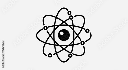 UntitledAtomic Science Symbol / Physics and Innovation Concept