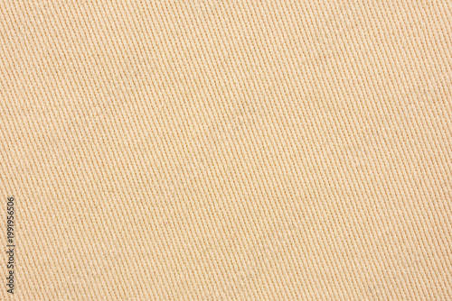Quadro su tela Beige twill fabric texture diagonal weave neutral textile background minimal sty
