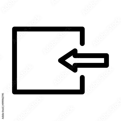 user and account outline icon