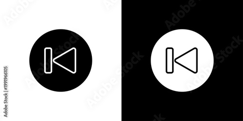 Back Icon Sheet Black And White