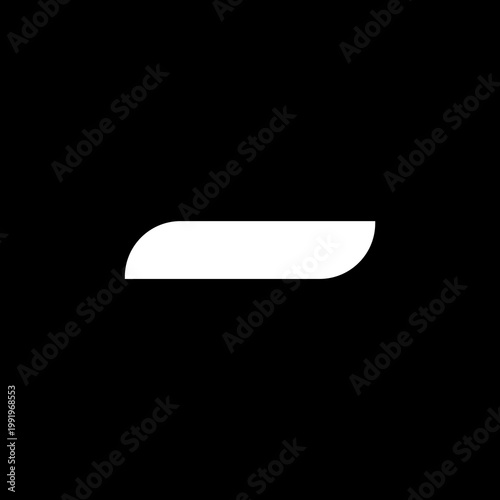 фотографія Hyphen sign abstract bold white illustration