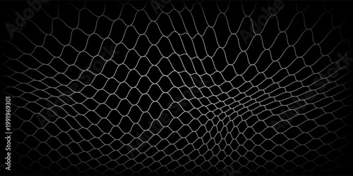 Black wired mesh texture isolated on white background. Metallic or fabric fence, cage or lattice structure.
