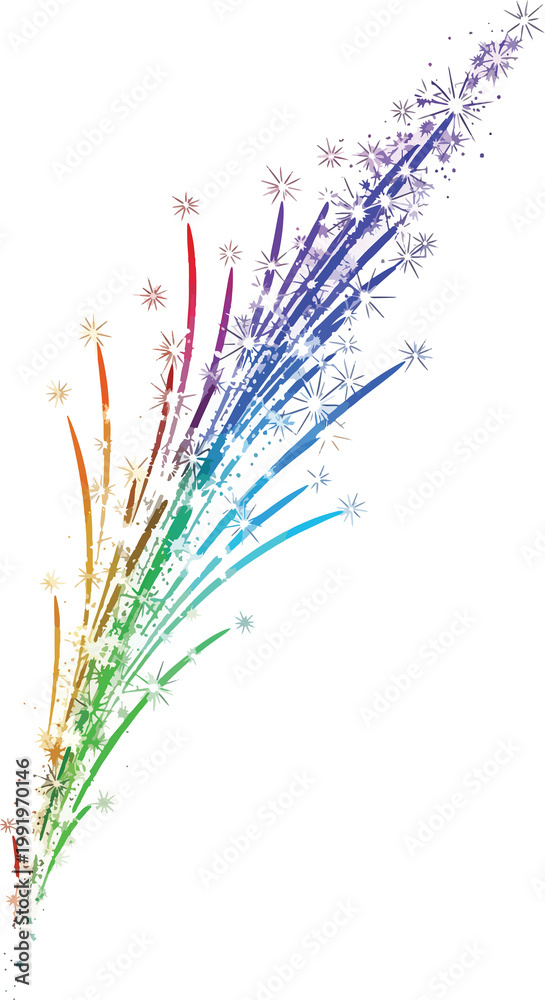 Fototapeta premium Colorful Fiber Optic Cable Ends.