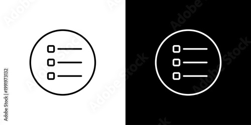 Menu Icon Sheet Black And White