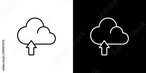 Upload Icon Sheet Black And White