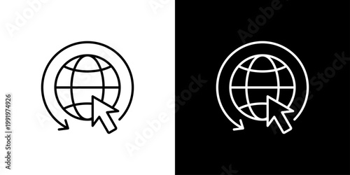 Website Icon Sheet Black And White