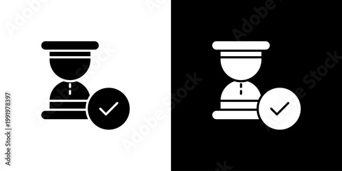 Hourglass Icon Sheet Black And White