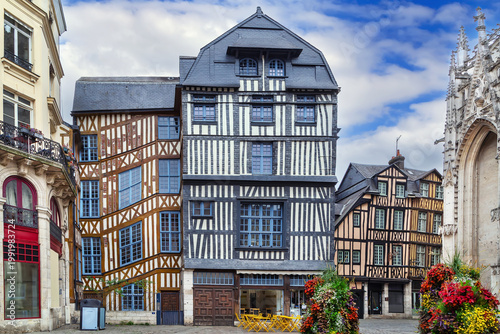 Barthelemy square in Rouen, France