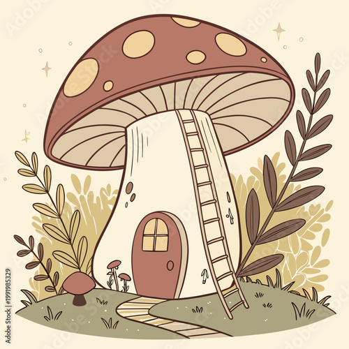 "Golden Cap Cottage in the Woods"