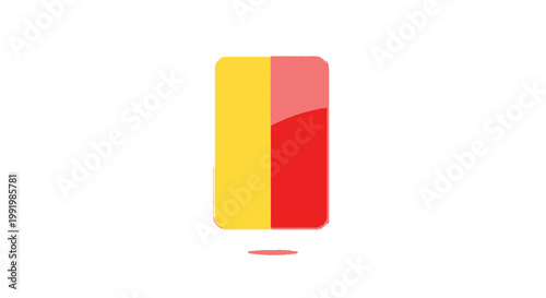 Belgian flag icon graphic design element.